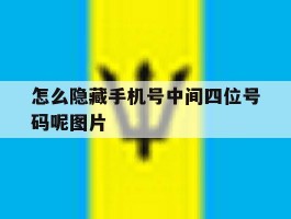 怎么隐藏手机号中间四位号码呢图片
