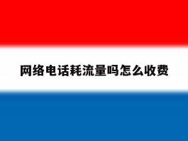 网络电话耗流量吗怎么收费