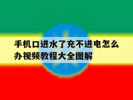 包含手机口进水了充不进电怎么办视频教程大全图解的词条
