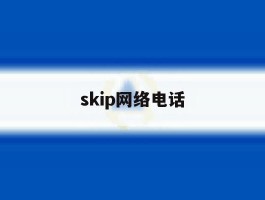 skip网络电话