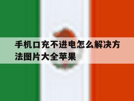 手机口充不进电怎么解决方法图片大全苹果