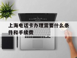 上海电话卡办理需要什么条件和手续费