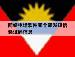 网络电话软件哪个能发短信验证码信息