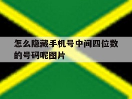 怎么隐藏手机号中间四位数的号码呢图片
