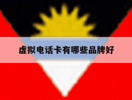 虚拟电话卡有哪些品牌好