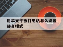 用苹果平板打电话怎么设置静音模式