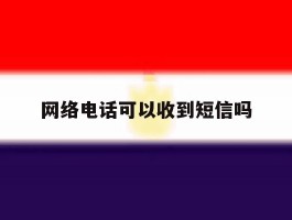 网络电话可以收到短信吗