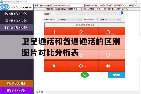 卫星通话和普通通话的区别图片对比分析表 卫星通话和普通通话的区别图片对比分析表