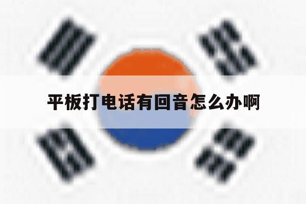 平板打电话有回音怎么办啊 平板打电话有回音怎么办啊