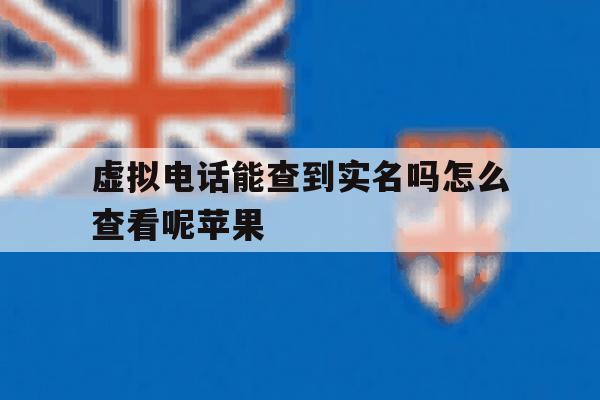 虚拟电话能查到实名吗怎么查看呢苹果 虚拟电话能查到实名吗怎么查看呢苹果